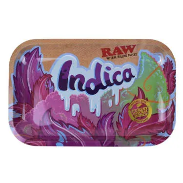 Product image of RAW - Metal Rolling Tray - Cannabis Strain