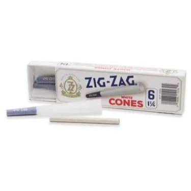 Product image of Zig Zag - White Pre-Rolled Cones