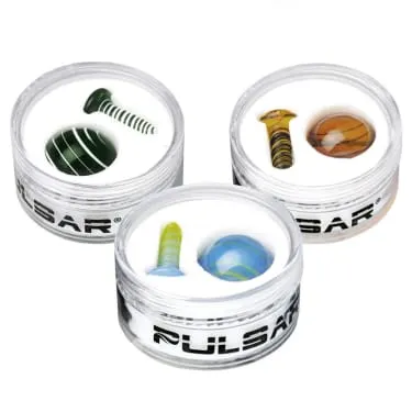 Product image of Pulsar Terp Slurper Screw & Marble 2-Piece Set