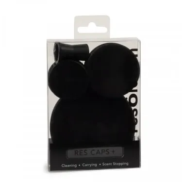 Product image of Resolution | Silicone Reusable Res Cleaning Caps 4 Pack - Black or Green