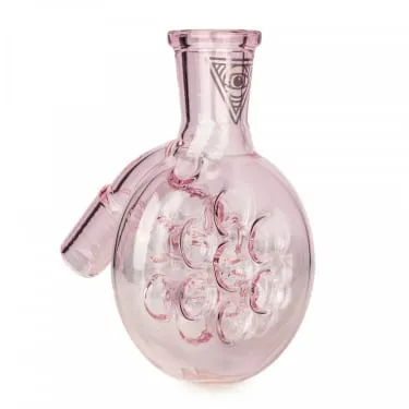 Product image of Red Eye Glass | 14mm 45 Degree Swiss Dry Catcher Pink