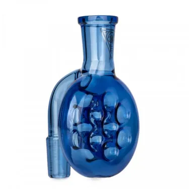 Product image of Red Eye Glass | 14mm 90 Degree Swiss Dry Catcher Sapphire Blue