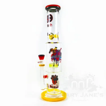 Product image of Cheech | 15" Ring Finger & Bleeding Heart Straight Tube Bong