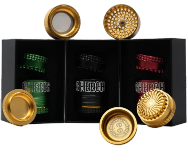 Product image of Cheech | 63mm 4pc Quick Release Grinder w/ Ash Tray - Assorted Colours #GR14