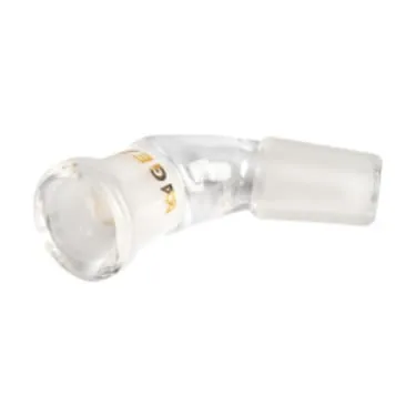 Product image of Gear Premium | 14mm 45 Degree Glass Ash Catcher Angle Adapter - Clear