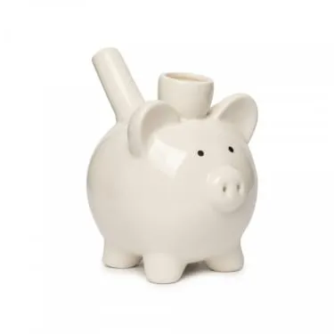 Product image of Fashioncraft | Ceramic Piggy Pipe - White