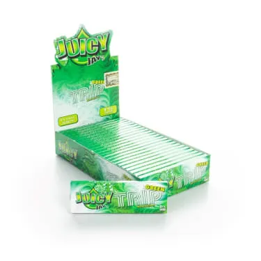 Product image of Juicy Jay | Green Trip 1 1/4 Rolling Papers - 32pk