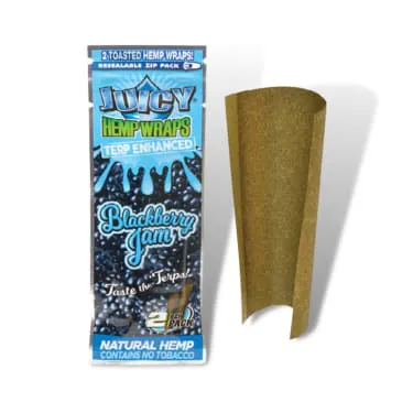 Product image of Juicy Jay | Hemp Wraps Large - Blackberry Jam - 2 Pack