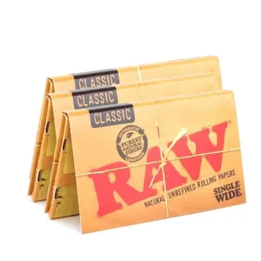 Product image of Raw | Classic Single Wide Size Rolling Papers - 50pk