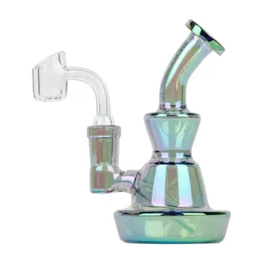 Product image of Red Eye Tek 5" Tall Terminator Finish Concentrate Rig W/Quartz Banger