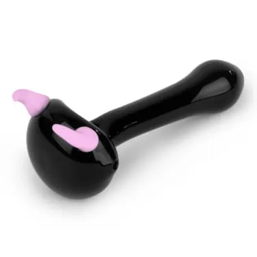 Product image of Red Eye Glass - 4.5" Pink Horn Hand Pipe