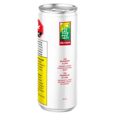 CBG Raspberry &amp; Lime Sparkling Botanical Water