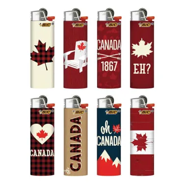 Product image of Bic - Canadiana Print Lighters