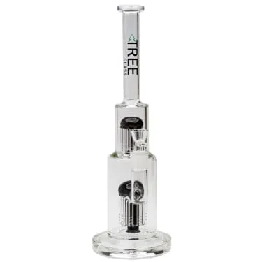 Product image of 15" Double Tree Cake Bong - Tree Glass