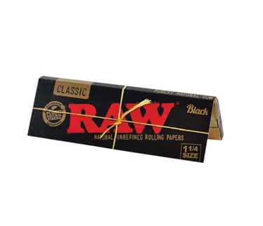 Product image of Raw Black Extra Fine Unbleached