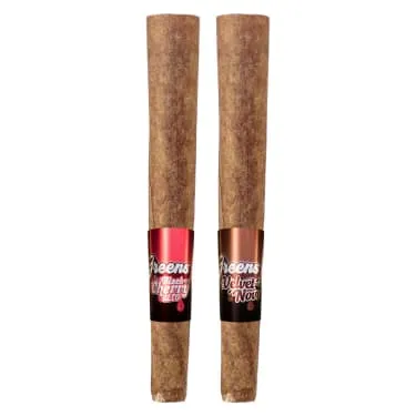 Product image of Black Cherry GLTO + Velvet Noir - Sticky Greens - Infused Blunts