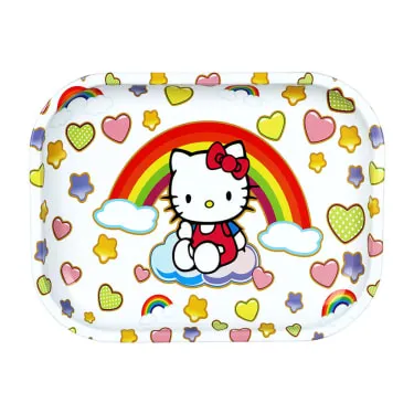 Product image of Rainbow Kitty Metal Rolling Tray