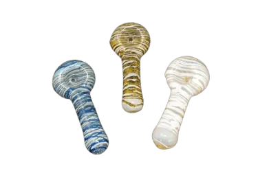 Product image of 3.5" Concentric Spiraled Glass Hand Pipe