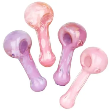 Product image of 3.75" - 4" Milky Spotted Glass Spoon Hand Pipe