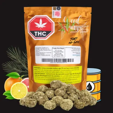 Product image of Frosty Pine Diesel - Weed Fairy - Dried Flower