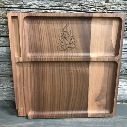 Product image of BRNT Yaketa - Walnut Rolling Tray