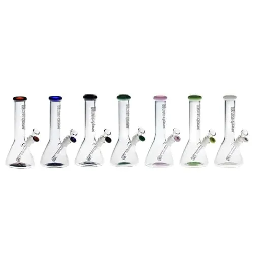 Product image of 11" Mini Beaker w/Colour Accent - Hoss Glass