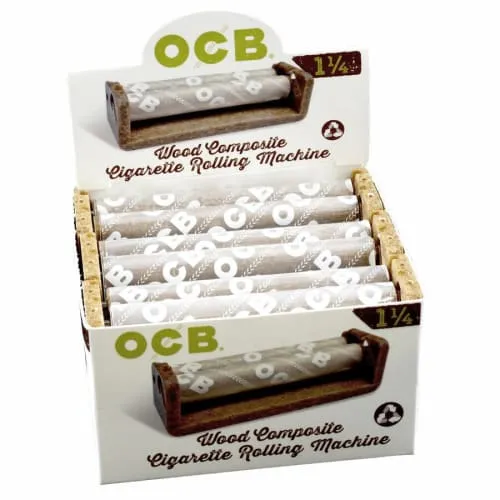 Product image of 79mm Wood Composite Hand Roller by OCB - 79mm Wood Composite Hand Roller by OCB