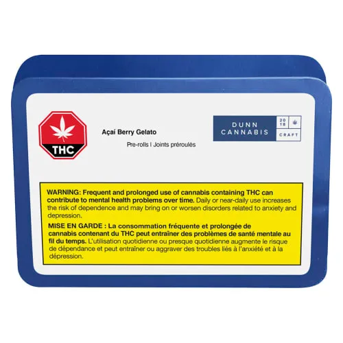 Product image of Dunn Cannabis - Acai Berry Gelato Pre-Rolls