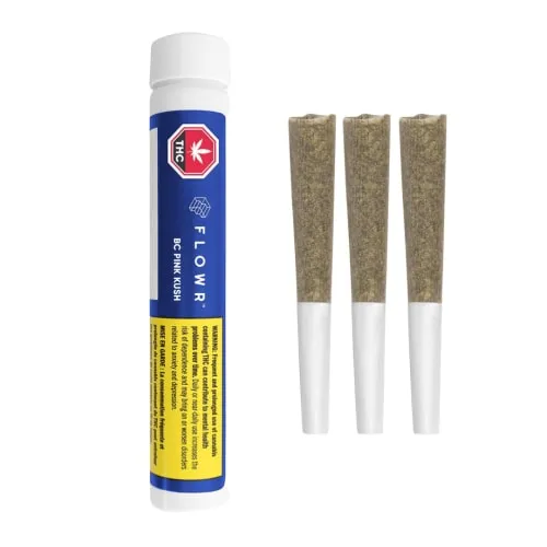 Product image of BC Pink Kush Pre-Rolls3 x 0.5g - FLOWR