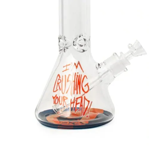 Product image of 12" Kids in the Hall Tall 7mm Thick I'm Crushing Your Head Beaker