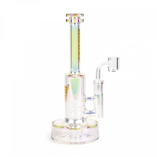 Product image of 9" Metallic Terminator Finish Avalon Concentrate Rig Rainbow