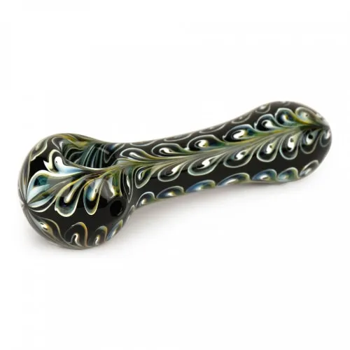 Product image of 4.5" Paisley Hand Pipe Black