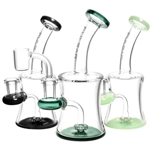 Product image of 6.5" Everyday Hourglass Dab Rig by Pulsar
