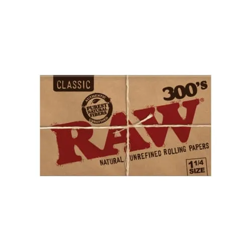 Product image of 1 1/4" Classic Unbleached 300s Rolling Papers by RAW