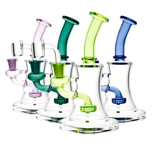 Product image of 8" Oil Can Rig with Disc Perc & Colour Accents