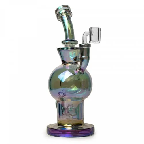 Product image of Red Eye Tek - 8" Metallic Terminator Finish Volt Concentrate Rig - Various Colors
