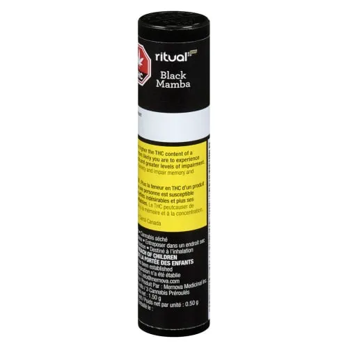 Product image of Black Mamba Pre-Rolls 3 x 0.5g - RITUAL GREEN