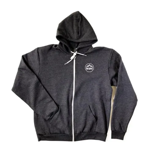 Product image of BUD SUPPLY - American Apparel Full-Zip Hoodie Dark Heather Grey - XL