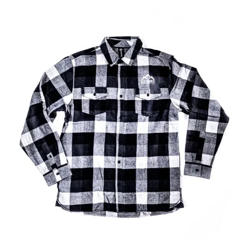 Product image of BUD SUPPLY - Burnside Flannel Shirt Grey/Black - L