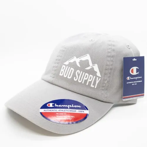 Product image of BUD SUPPLY - Champion Dad Hat - Grey