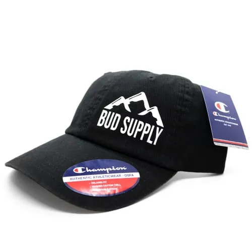 Product image of BUD SUPPLY - Champion Dad Hat - Black