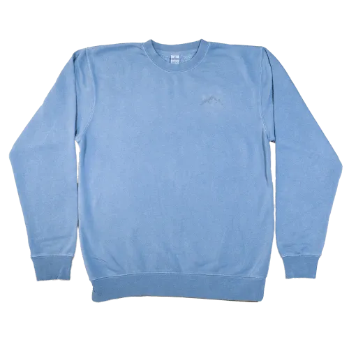 Product image of BUD SUPPLY - Independent Pigment-Dyed Slate Blue Crewneck - S