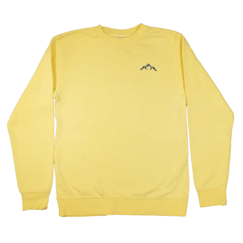 Product image of BUD SUPPLY - Independent Pigment-Dyed Yellow Crewneck - XL