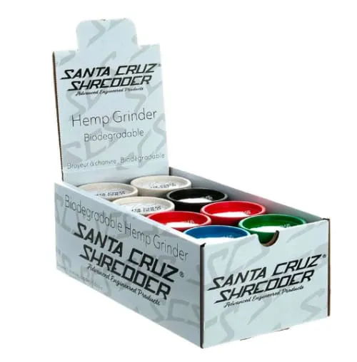 Product image of 2-Piece Assorted Hemp Grinder by Santa Cruz Shredder