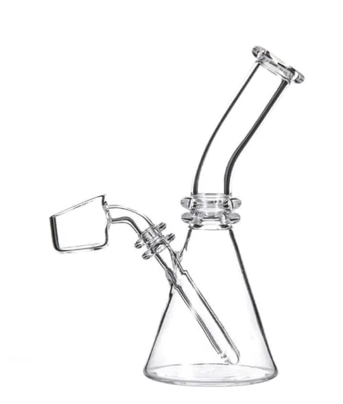 Product image of 5" Full Quartz Beaker Dab Rig with Banger