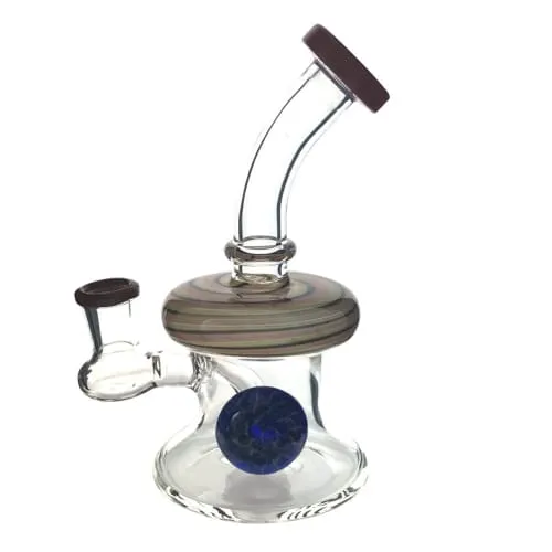 Product image of 7.5" Dab Rig with Colour Swirl Accents