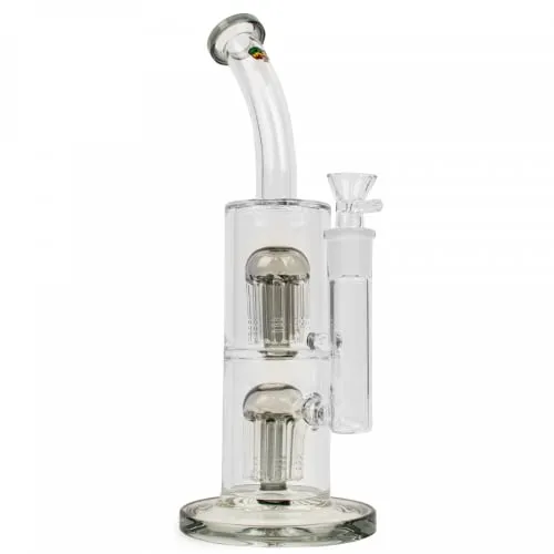 Product image of 12" Dual Chamber Bubbler w/Dual Tree Percs