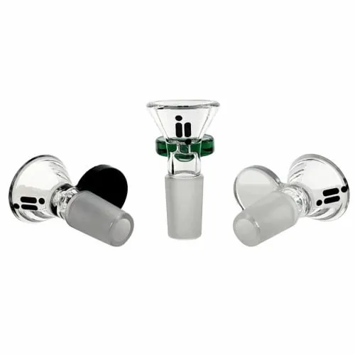 Product image of 14mm Funnel Bowl with Coloured Handle by Infyniti