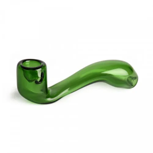 Product image of Pipes - 5.5" Sherlock Hand Pipe (GREEN)