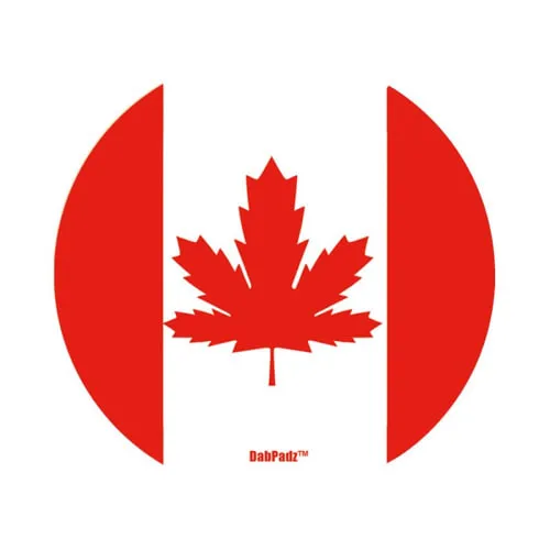 Product image of 5" Round Fabric Top Cannada Dab Mat